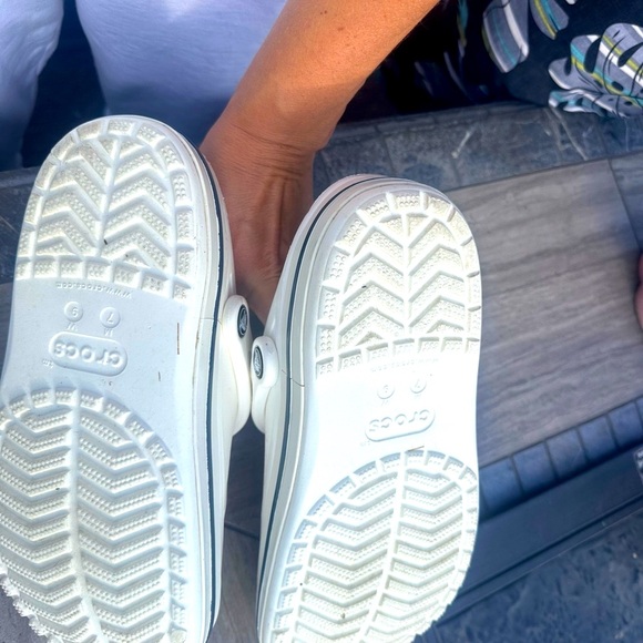 CROCS white Bayaband Iconic comfort sandals clogs - Picture 6 of 8